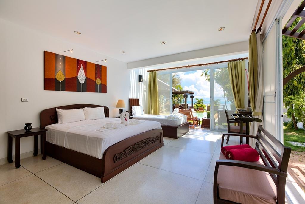 Emerald Sands - Beach Front 4 Bed Pool Villa Koh Samui Ruang foto