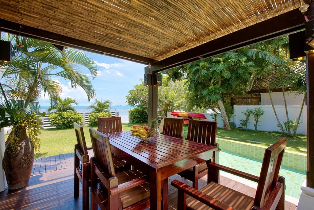 Emerald Sands - Beach Front 4 Bed Pool Villa Koh Samui Ruang foto